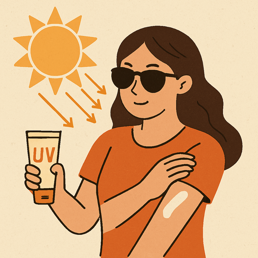 UV rays protection concept