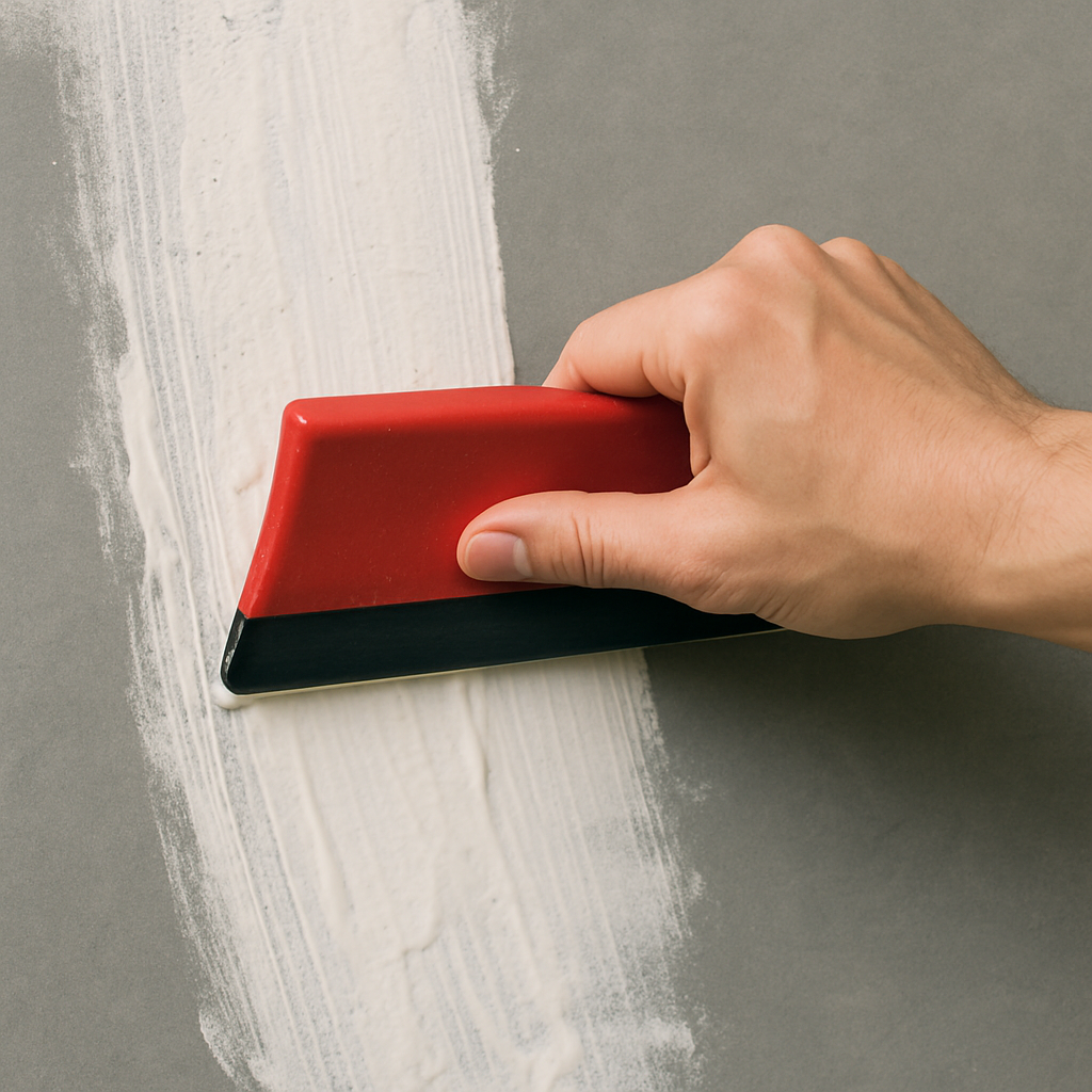 squeegee application