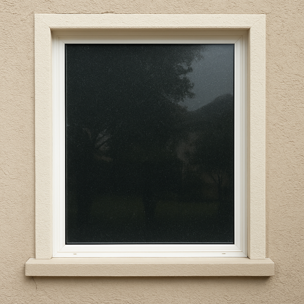 Home window with security tint